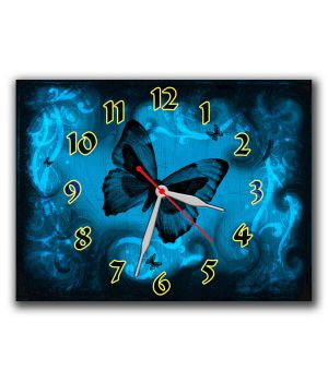 Настінний годинник Витончена метелик, 30х40 см