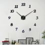 3Д Часы настенные diy clock Size Black