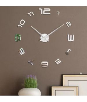 3Д Часы настенные diy clock Clock Silver