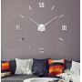 3Д Часы настенные diy clock Rome Silver