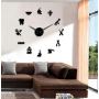 3Д Часы настенные diy clock в больницу, в стоматологию Black