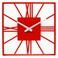 Настінний годинник Glozis New York Red