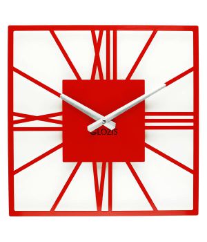 Настінний годинник Glozis New York Red