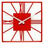Дизайнерские настенные часы Glozis New York Red