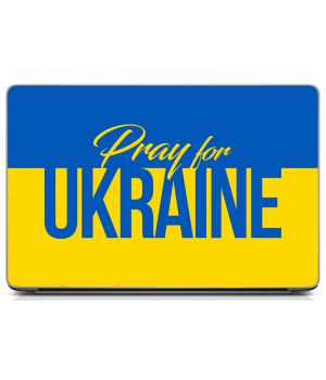 Наклейка на ноутбук - Pray for Ukraine