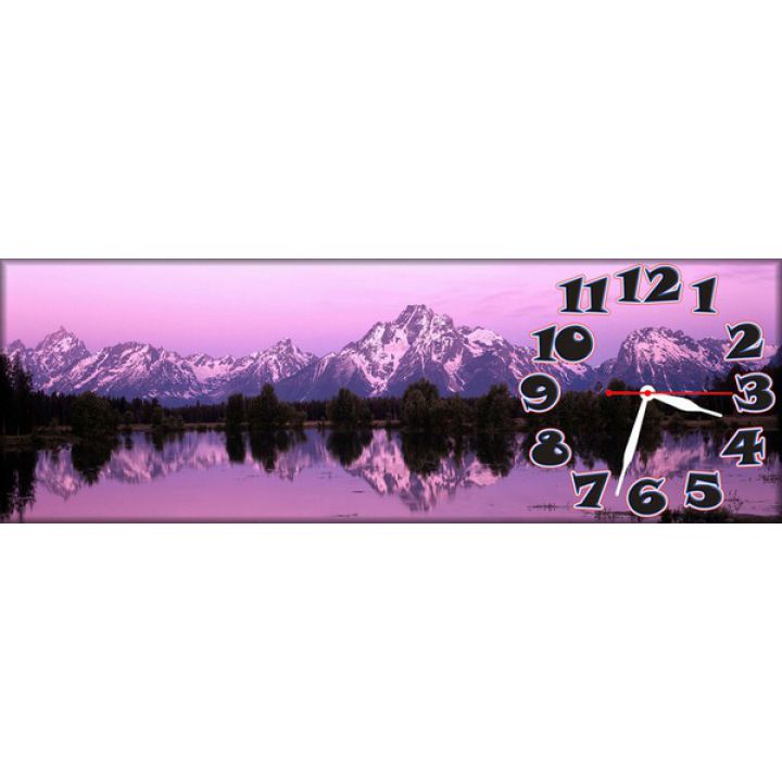 Настінний годинник Краса гір, 30х90 см