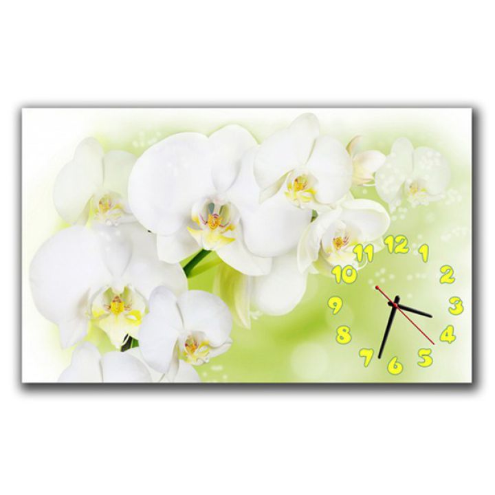 Настенные часы Освежающие орхидеи
