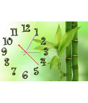 Настенные часы Освежающая зелень, 30х45 см