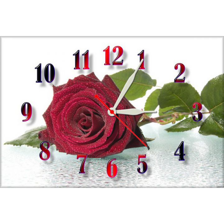 Настенные часы Чарующая роза