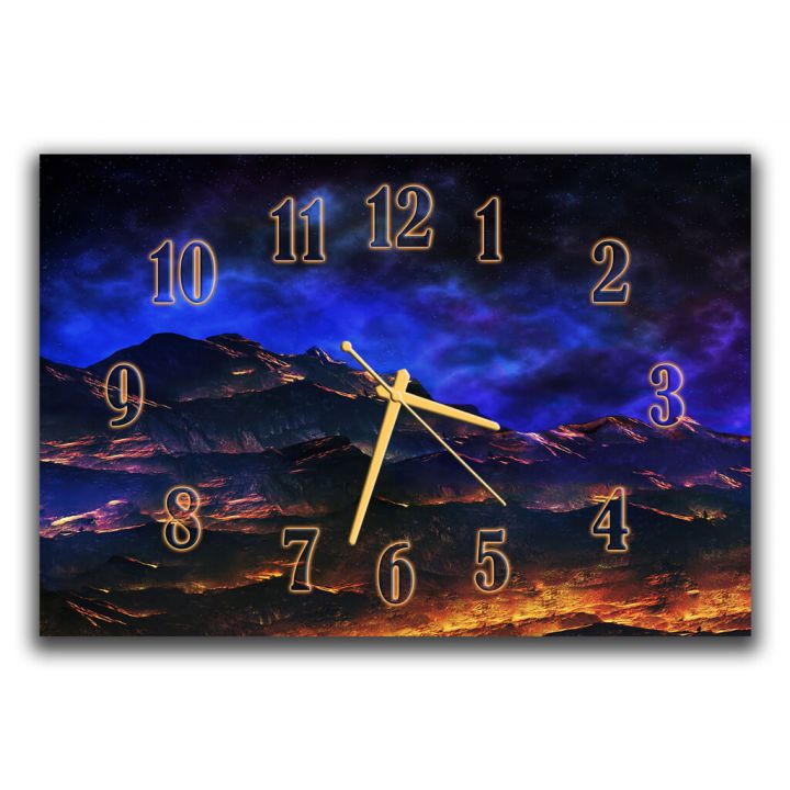 Настенные часы Горная панорама, 30х45 см