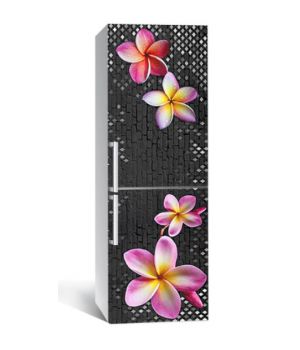 65х200 см, Наклейка на холодильник Гавайский цветок