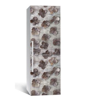 65х200 см, Наклейка на холодильник Сухоцветы