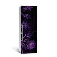 65х200 см, Наклейка на холодильник Неоновая роспись