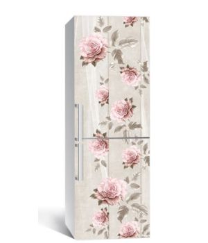 65х200 см, Наклейка на холодильник Печальные розы