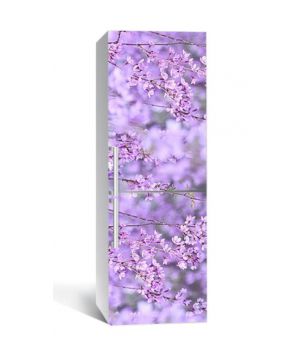 65х200 см, Наклейка на холодильник Фиолетовый сон