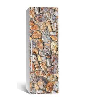 65х200 см, Наклейка на холодильник Каменный пазл