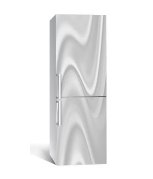 65х200 см, Наклейка на холодильник Белые разводы