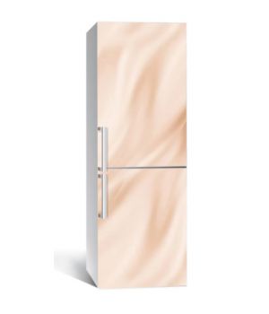 65х200 см, Наклейка на холодильник Розовый шелк
