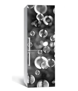 65х200 см, Наклейка на холодильник Мыльные пузыри