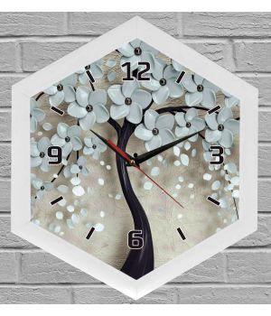 Настінний годинник Квіткове дерево SM-24