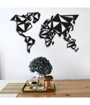 Об'ємна 3D картина з дерева Geometric world DA2005312, 100х60 см