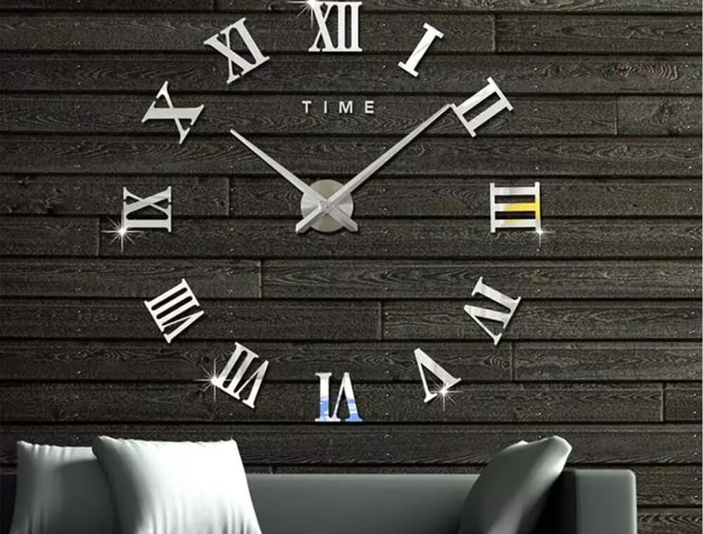 Як встановити великий настінний 3D годинник? Інструкція