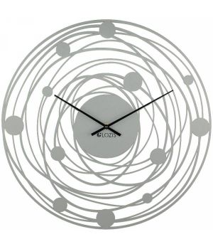 Настінний годинник Glozis Solar Gray
