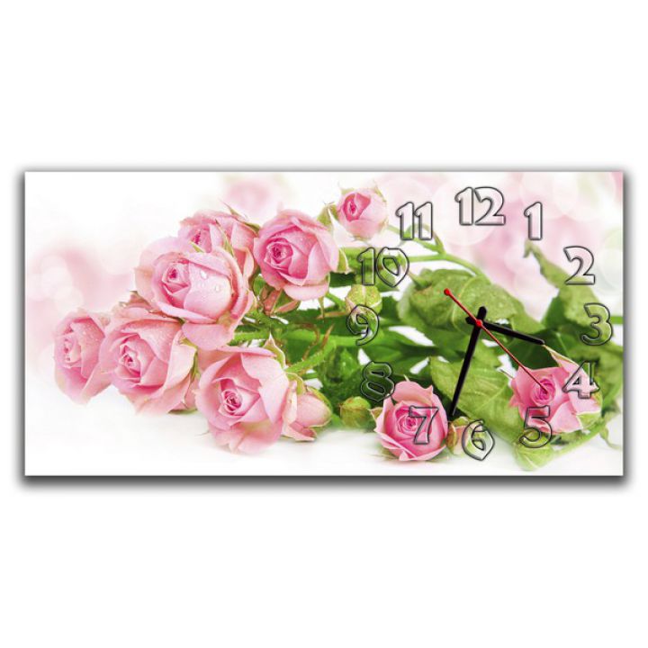 Настенные часы Чудесные розы, 30х60 см
