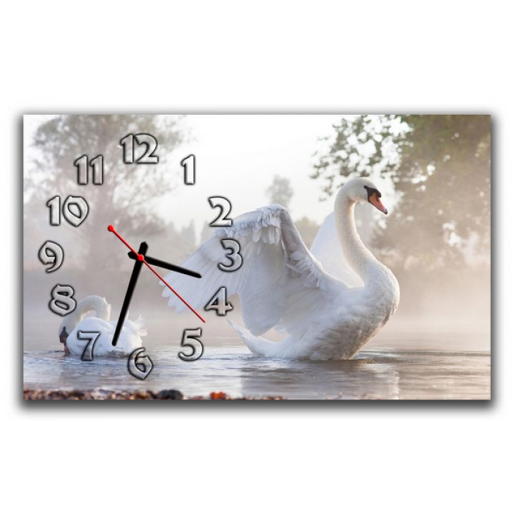 Настенные часы Лебедь, 30х50 см