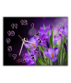 Настінний годинник Свіжість квітів, 30х40 см