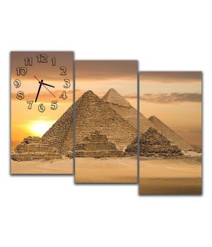 Модульные часы Настенные часы Египет, 90х60 см