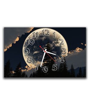 Настінний годинник повний Місяць, 30х50 см