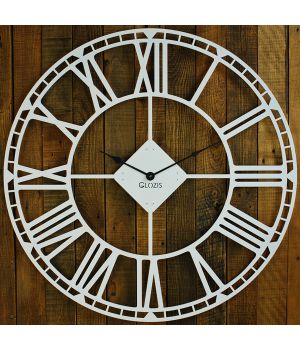 Настінний годинник великий Glozis Oxford White