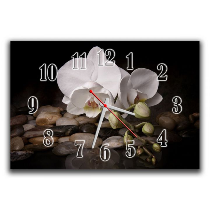 Настенные часы Нежная орхидея, 30х45 см
