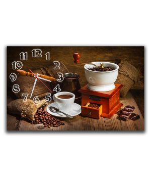 Настенные часы Кофе, 30х50 см