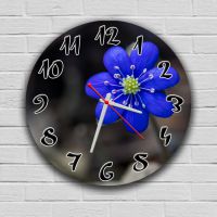 Круглий настінний годинник Квітка 69082, 30х30 см
