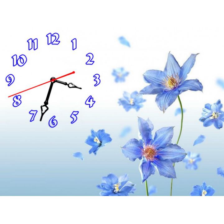 Настінний годинник Квіти 69048, 30х40 см
