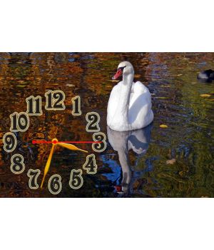 Настінний годинник Лебідь 68998, 30х45 см