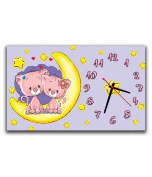 Настінний годинник Котики 69029, 30х50 см