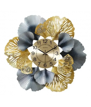 Годинник на стіну з декором стильний оригінальний Цветок-G-600