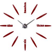 Діаметр 60-130 см, 3Д Годинник великий настінний, 78332