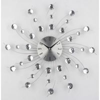 Настенные часы со стразами 50 см, производство Чехия, Звезда-S