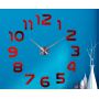 Диаметр 60-130 см, 3Д Часы на стену, Арабские цифры Красные