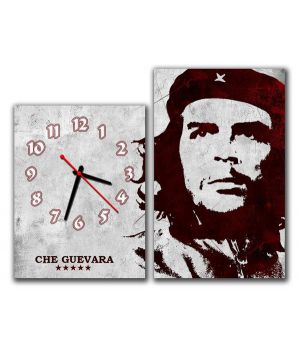 Модульные настенные часы Че Гевара