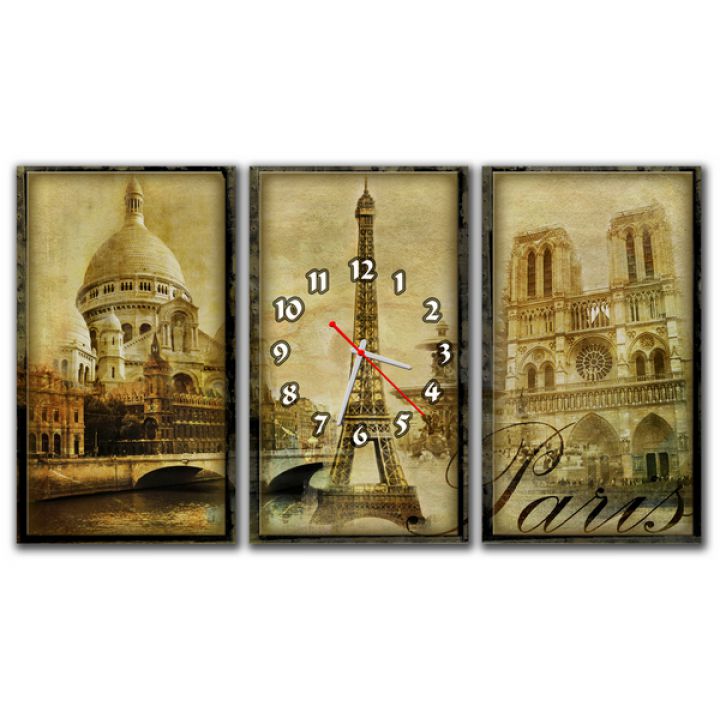 Модульные настенные часы Paris