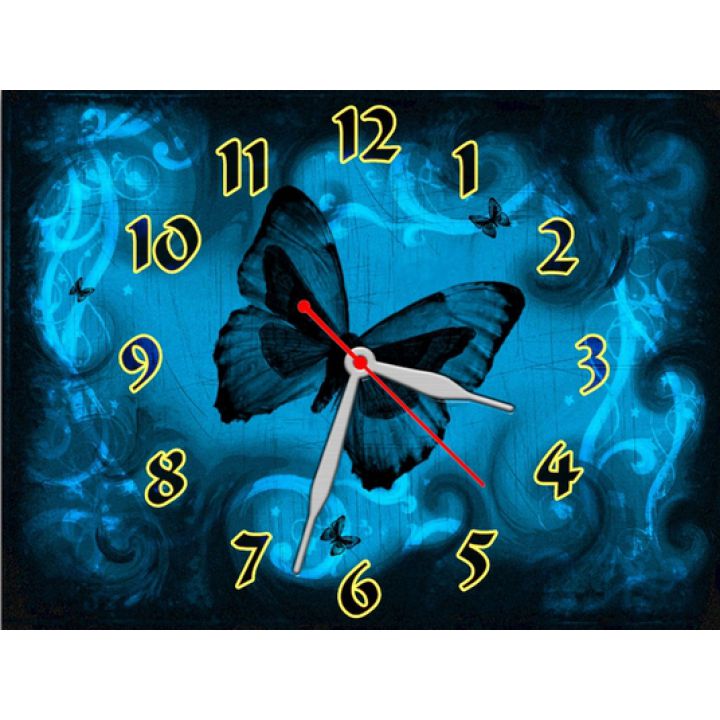Часы Черная Бабочка, 30х40 см
