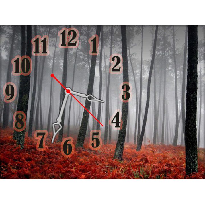 Часы Поздняя Осень, 30х40 см
