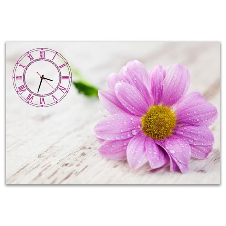 Часы настенные Розовый Цветок