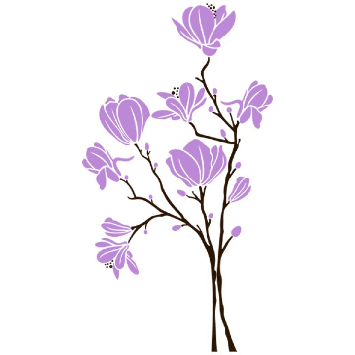 Наклейка Magnolia Light Violet