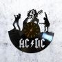 Вініловий годинник AC/DC